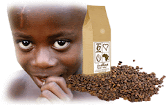 Delicious African coffee...home for an orphan