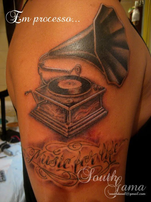 South Gama Tattoo Gramofone