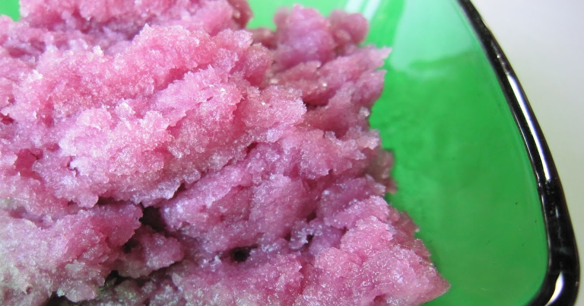Black grape granita recipe with California black grapes
