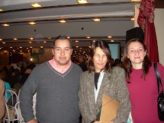 Con la Lic. Graciela Chemello y el Prof. Sergio González (Cruz del Eje)