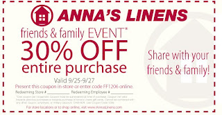 Previous Offers from Annas Linens