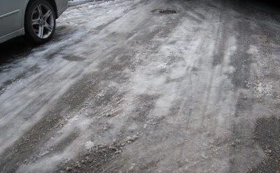 Icy Pavement