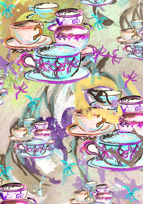 Cups and Saucers Print
