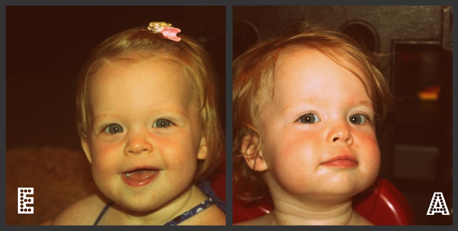 a and b