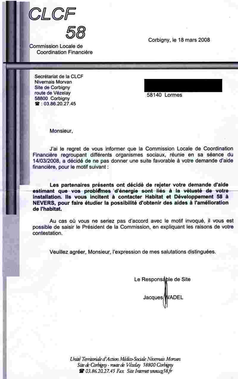 Pas d'aide pour les maisons de pauvres
