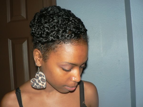 Get The Look Cornrow And Twist Updo Curlynikki Natural Hair Care