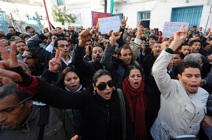 Nine killed in Tunisia riots