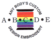 Any Body's Custom Design Embroidery