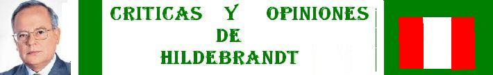 Lo que dice Hildebrandt