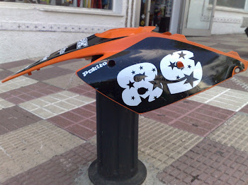 Guardabarros trasero KTM