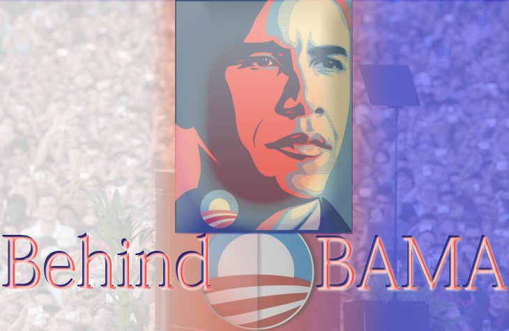 Behind Obama
