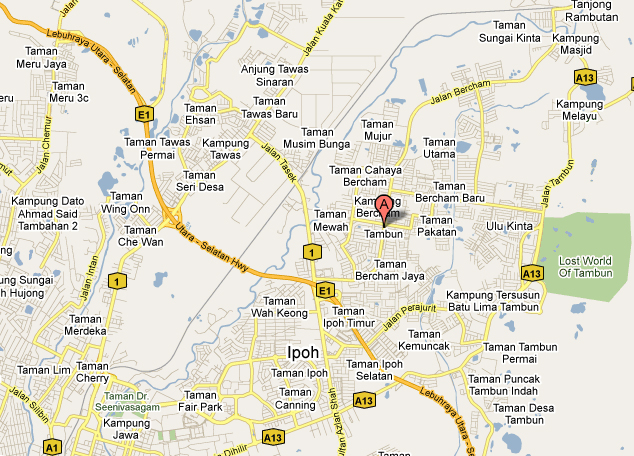 peta ipoh