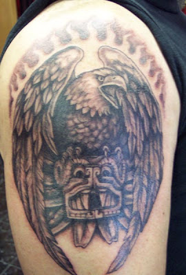 So, eagle tattoos are considered as symbols of loyalty and dedication to the 