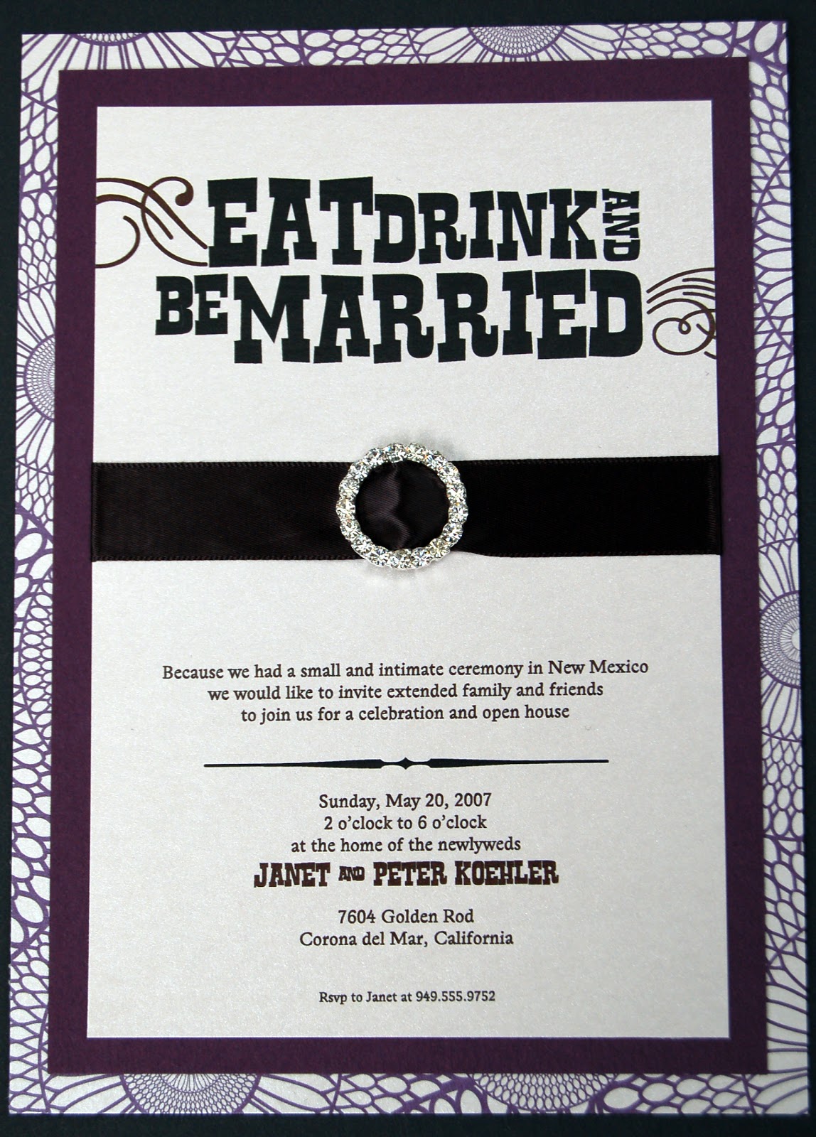 Bling Wedding Invites