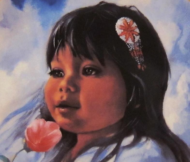 young Native American girl