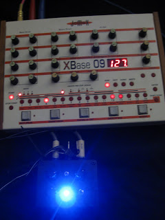 jomox x-base 09 and black audio destructor