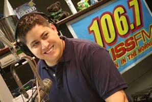 106.7 KISS FM yesterday.