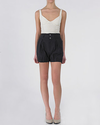 Black Bubble Shorts