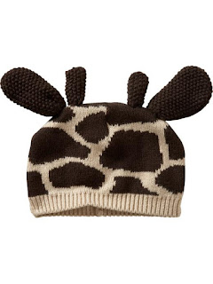BabyGap : bonnet Giraffe bonnet girafe baby gap bébé hiver 2010