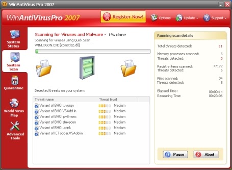 TECHNOLOGY UPDATES: Remove Winfixer / win antivirus Pro 2007