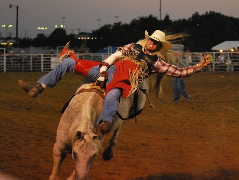Terrell Daily Photo Saturday night rodeo in Wills Point, TX.