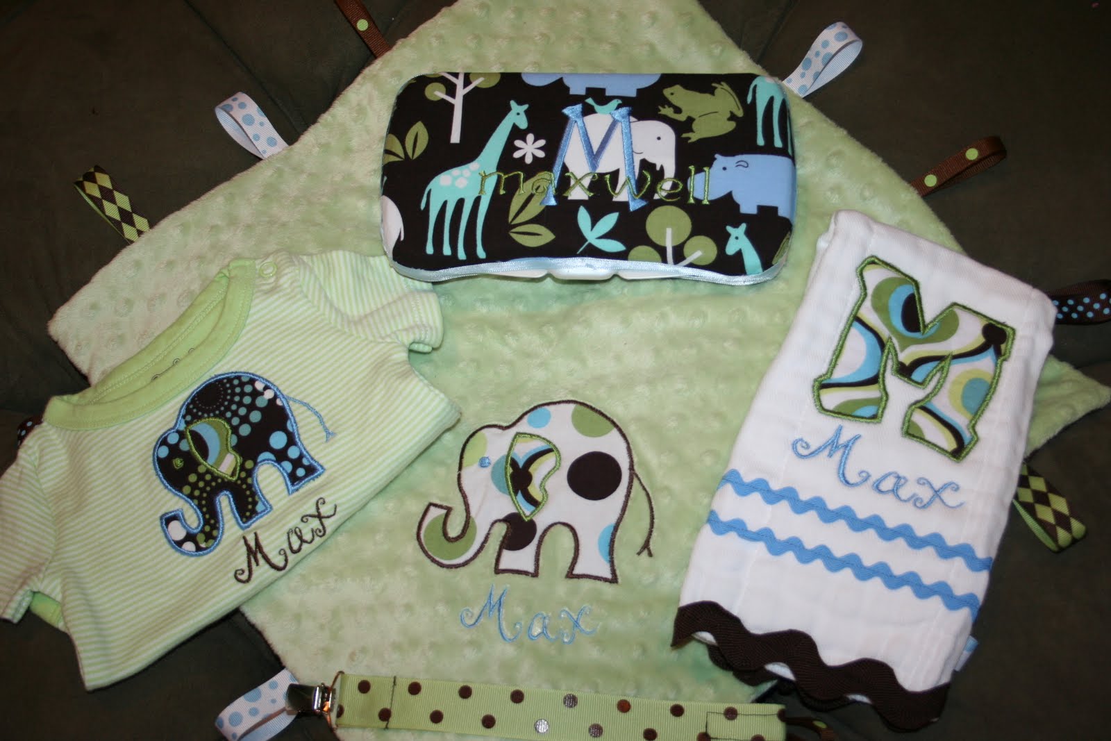 Pixie Stitch Boutique Personalized Baby Gift Sets