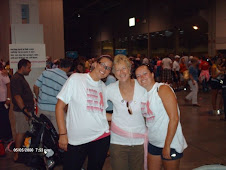 Kathleen, me and Les at the finish line!