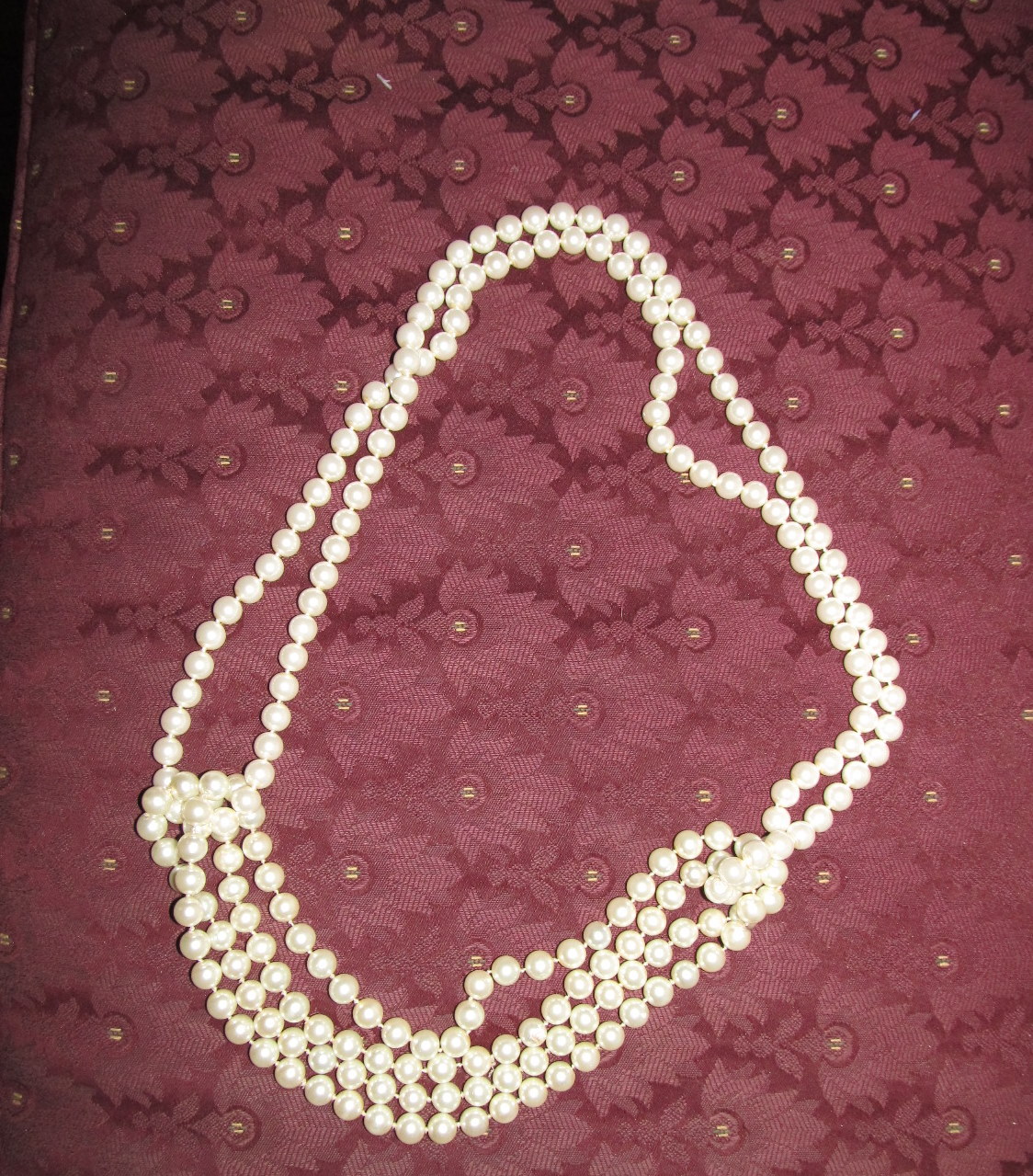WobiSobi Pearl Necklace Redo.