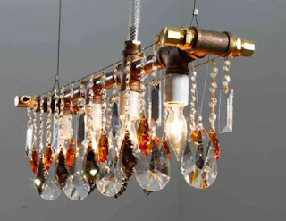steampunk dining room light