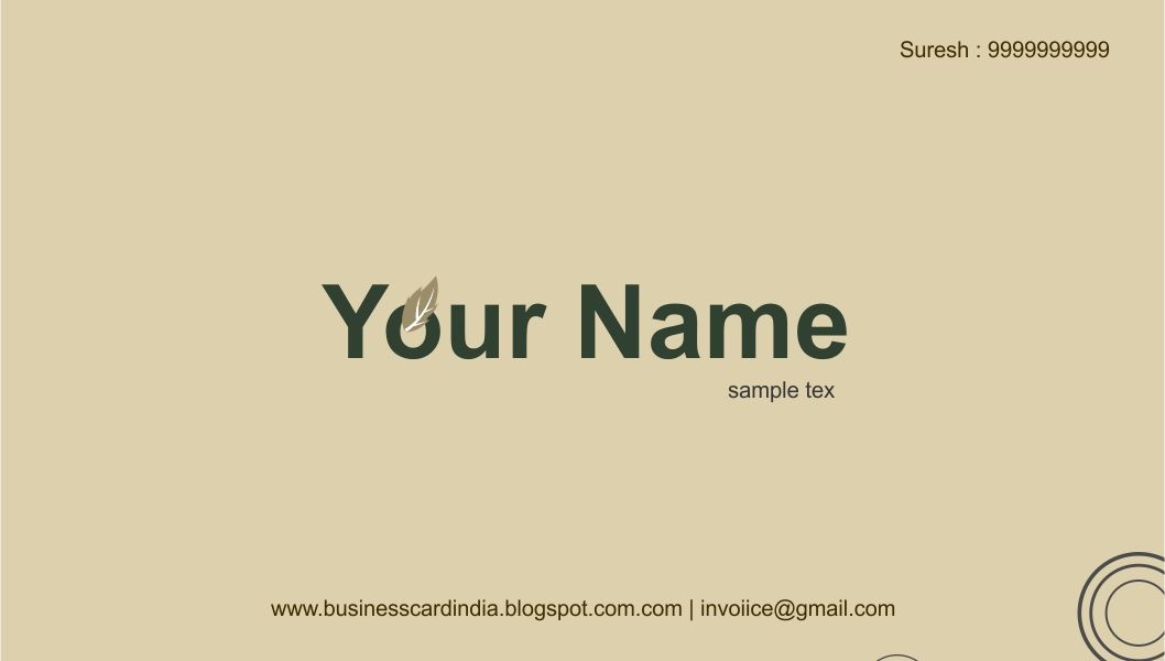 Business Card India Templates Design Free Download uniq Visiting Cards