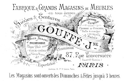 vintage Paris label graphic image fabrique