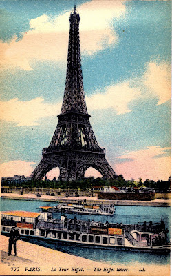 vintage eiffel tower image