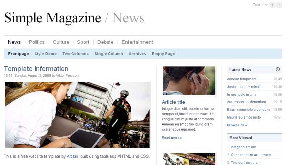 newspaper web template free barca fontanacountryinn com newspaper html template free