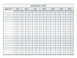 office template attendance sheet office attendance sheet