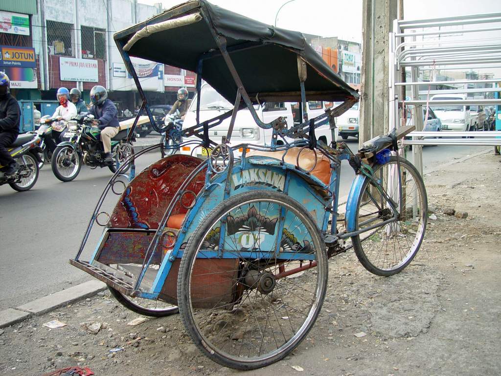 Becak Kumpulan Gambar