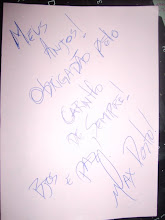 Autografo do Benhê