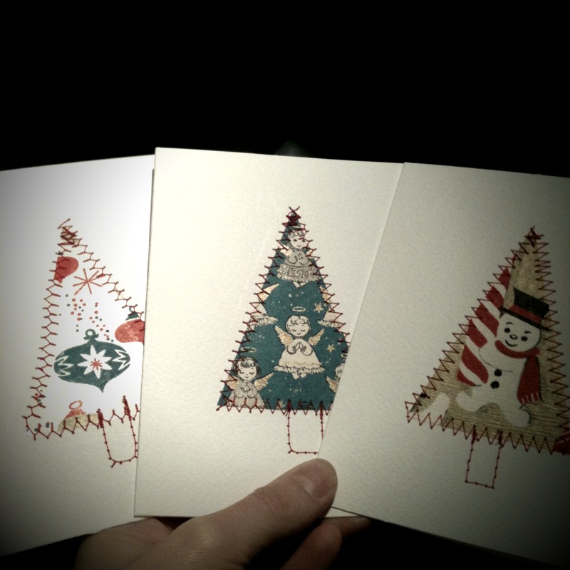 Found, now home Sewing Christmas Cards