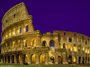 The Coliseum at Night, Rome, Italy Images, Picture, Photos, Wallpapers