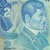 Philippine 2 Dalawang piso banknote; José Rizal
