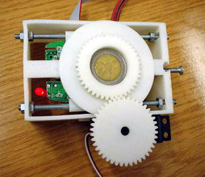 Counterfeit coin detection device prototype Lunaticg Coin