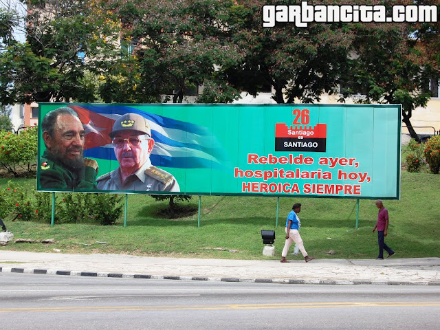 Propaganda en Santiago de Cuba