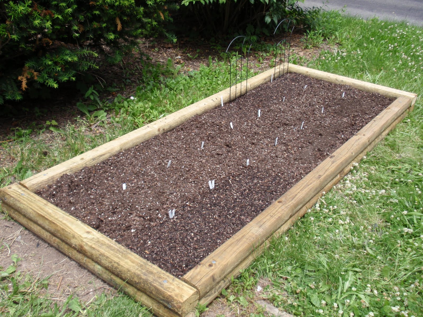 Landscape Timbers Raised Bed - Landscape Ideas
