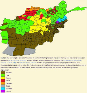 Ethnic map of “Afghanistan”