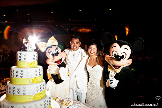The video below features clips both from their Disney reception and from