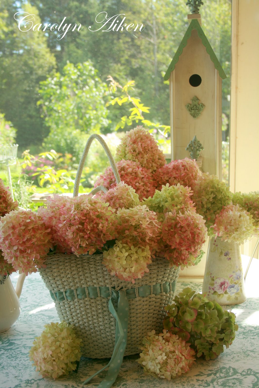 Aiken House & Gardens Harvesting Hydrangeas