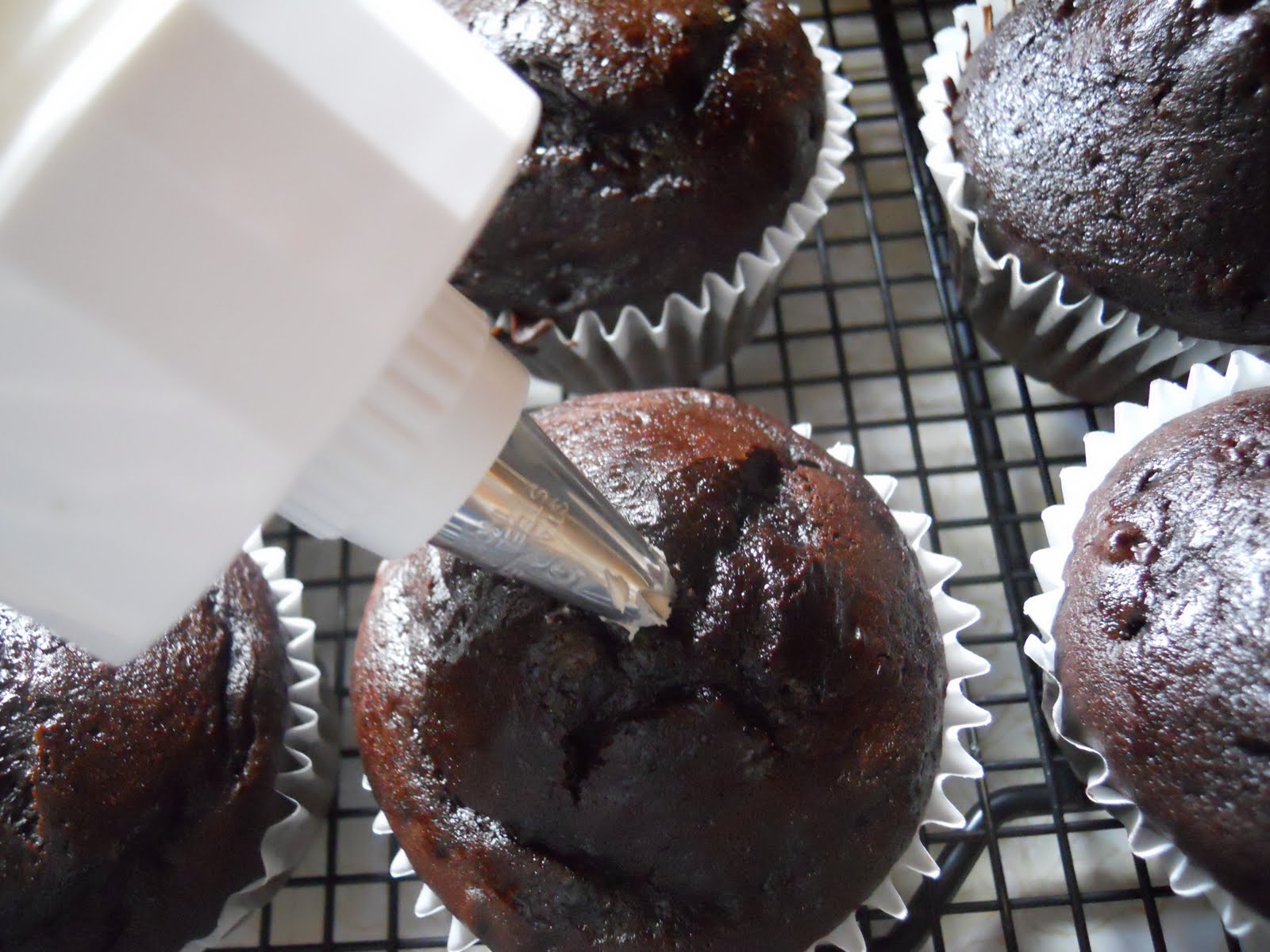 Jesse's Kitchen Chocolate Kahlua Cupcakes