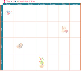 family meal planning calendar