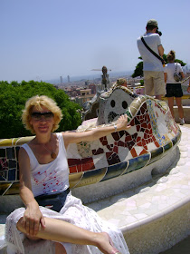 Adina in parcul Guel, Barcelona
