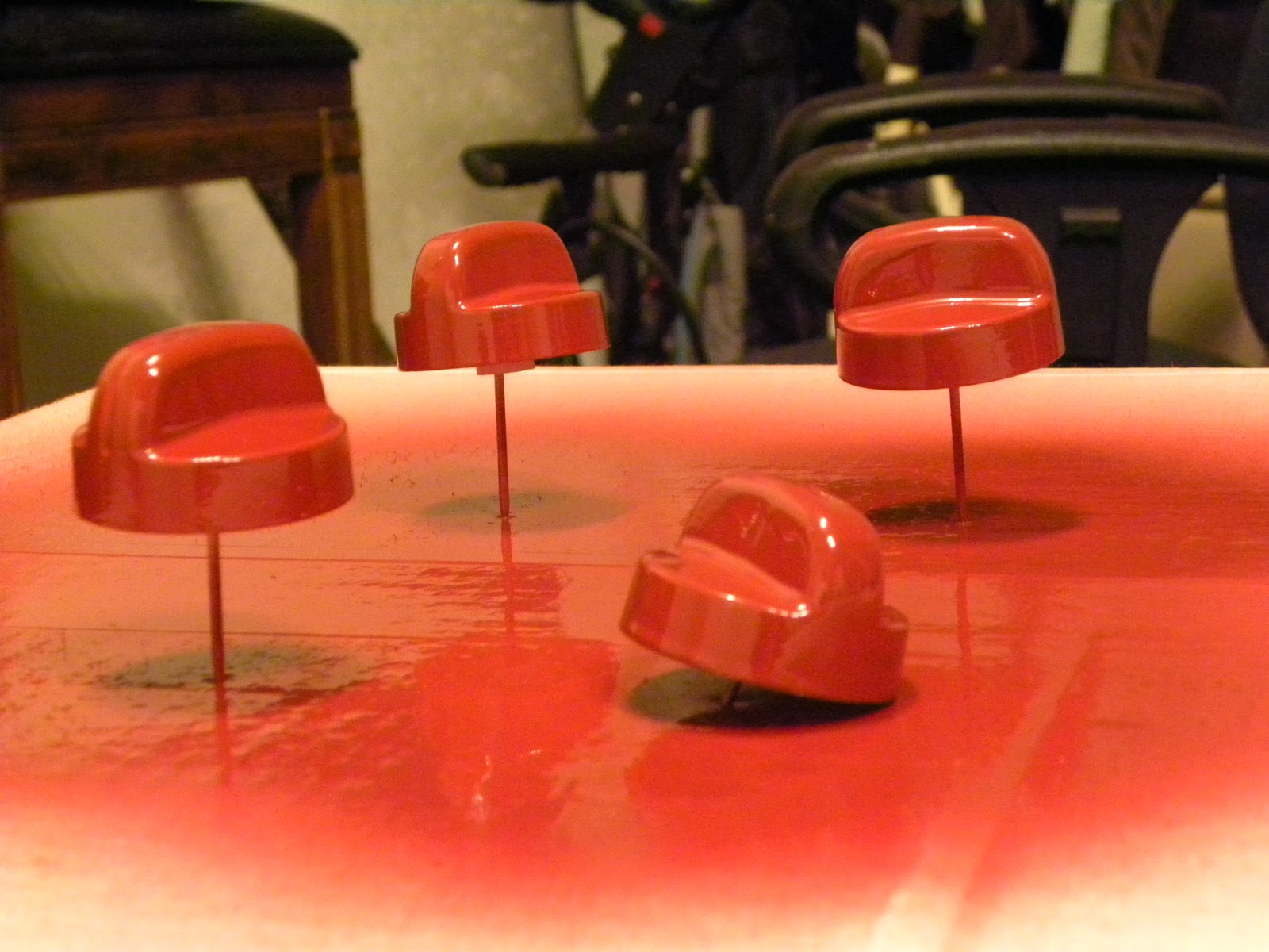 sassy scarlett Colorful Oven Knobs