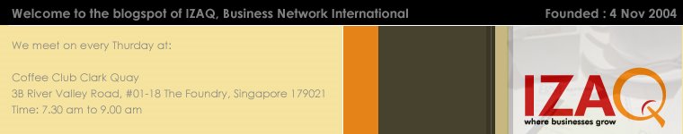 Blogspot of IZAQ, Business Network International